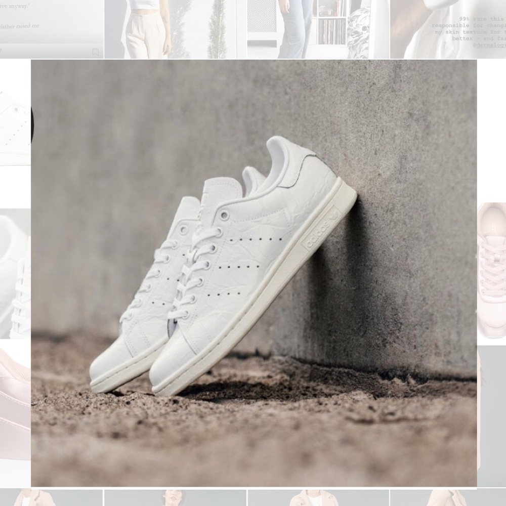 Adidas Stan Smith All White Women’s Size 8.5 UK 7